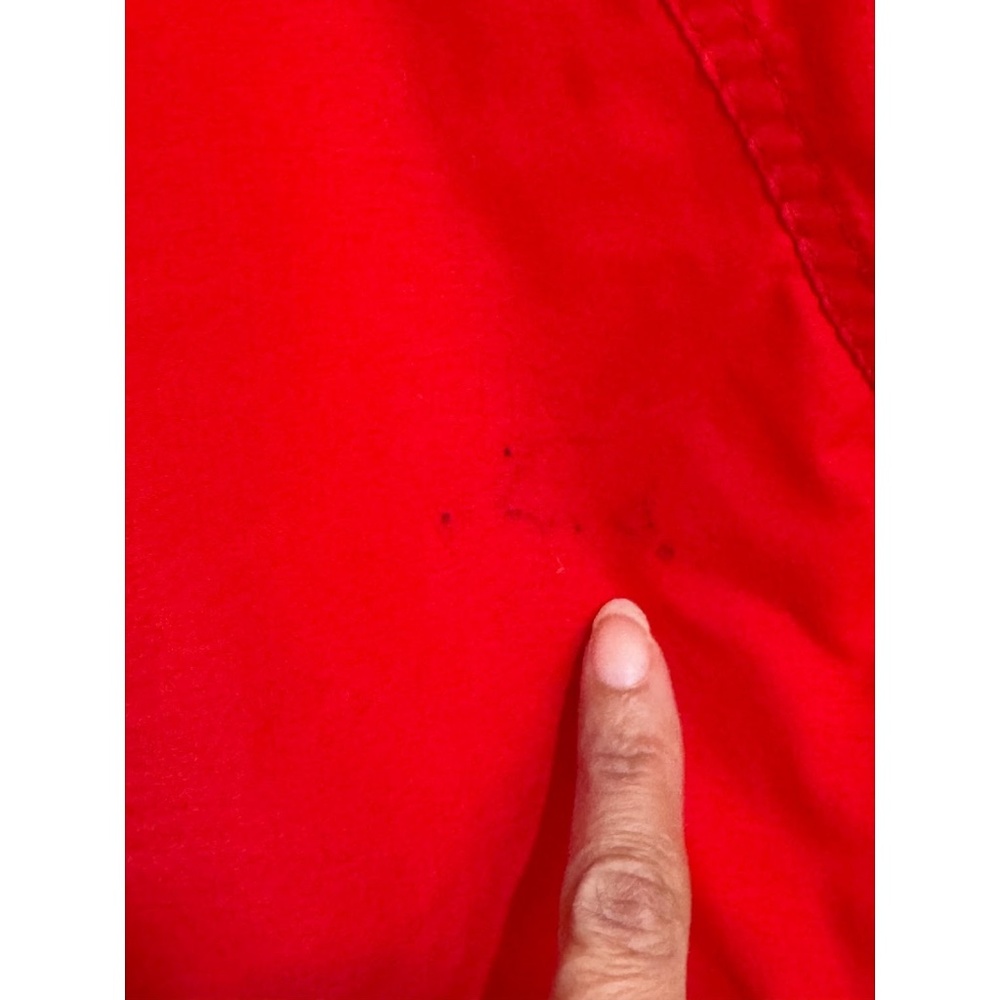 L.L.Bean Red Nylon Anorak Parka Pullover Vintage Windbreaker Jacket Men's Size M - Picture 5 of 6